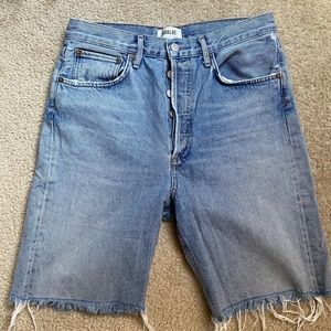 Agolde High Rise Women Denim Shorts